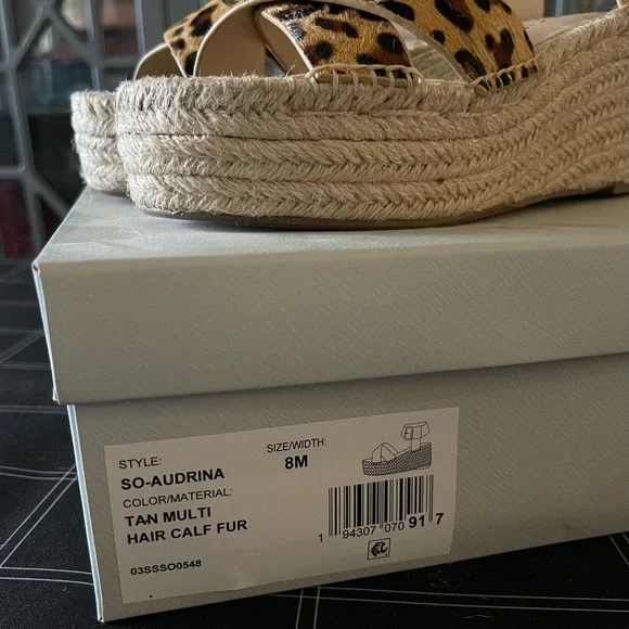 Sole Society Leopard Print Women's Sandals - Picture 8 of 8